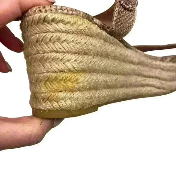 Matisse Women's Coconuts Sunchaser Espadrille Sandal Size 9 Snakeskin Platform - Picture 13 of 13